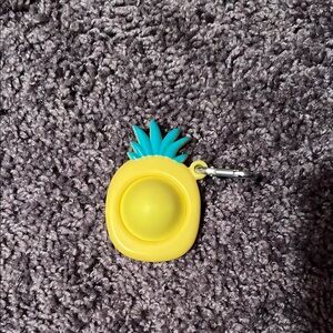 Pop It Pineapple Fidget Keychain